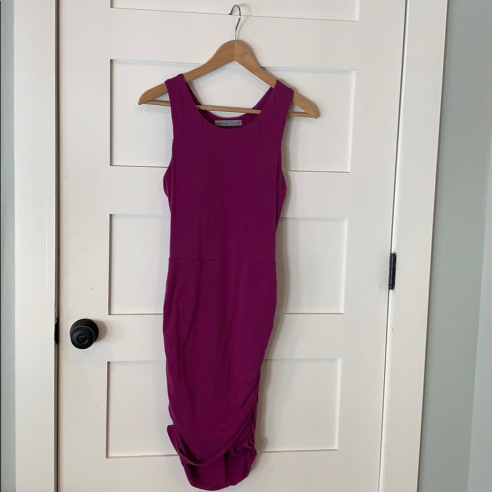 Athleta ruched side dress